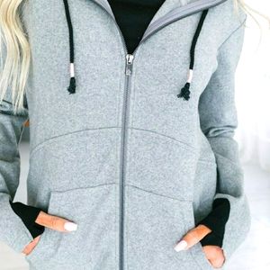 Mindy Maes Market zip hoodie